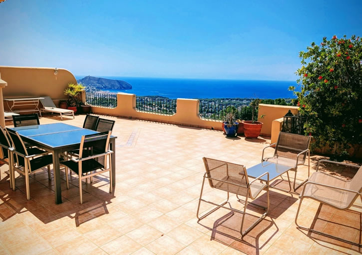 Moraira Semi Detached Sea View Villa